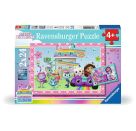 Ravensburger Kinderpuzzle - 12004112 Gabbys Dollhouse - Puzzle für Kinder ab 4 Jahren, mit 2x24 Teilen