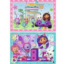 Ravensburger Kinderpuzzle - 12004112 Gabbys Dollhouse - Puzzle für Kinder ab 4 Jahren, mit 2x24 Teilen
