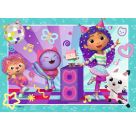 Ravensburger Kinderpuzzle - 12004112 Gabbys Dollhouse - Puzzle für Kinder ab 4 Jahren, mit 2x24 Teilen