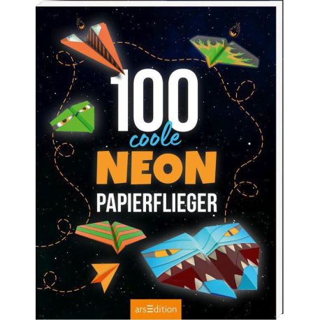 100 coole Neon-Papierflieger