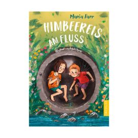 Himbeereis am Fluss
