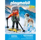 PLAYMOBIL 71741 Wanderer mit Bernhardiner