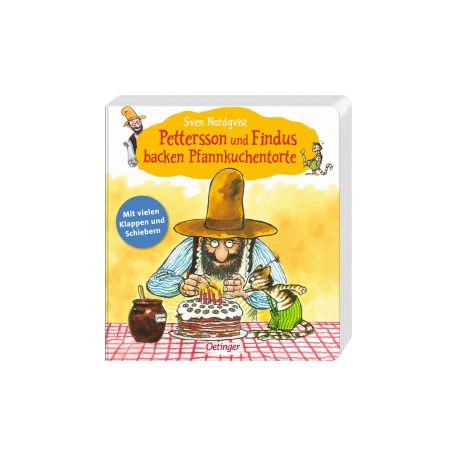Pettersson und Findus backen Pfannkuchentorte