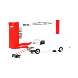 herpa - MiniKit MAN TGE/VW Crafter Paketverteilfahrzeug, weiß