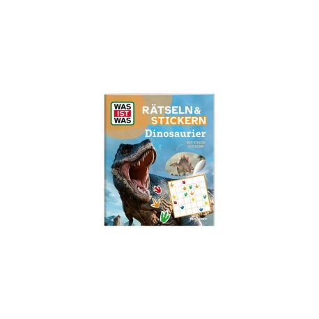 WAS IST WAS Rätseln und Stickern: Dinosaurier