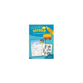 Malen und Rätseln für Kindergartenkinder. Fahrzeuge