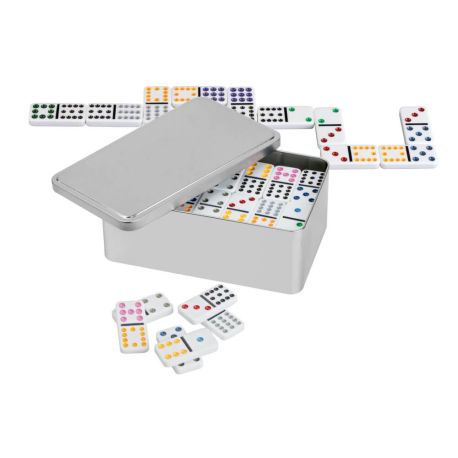 Philos Domino, Doppel 12, Metallbox