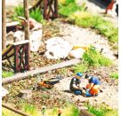 BUSCH H0 A-Set: Radunfall