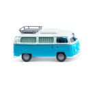 WIKING VW T2 Campingbus - eisblau/weiß