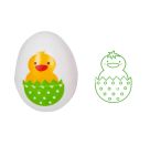 Ei-Stempel - Fröhliche Ostern, sort.