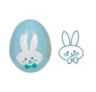 Ei-Stempel - Fröhliche Ostern, sort.