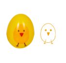 Ei-Stempel - Fröhliche Ostern, sort.