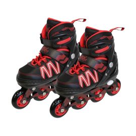 New Sports schwarz/rot ABEC 7, Größe 35-38