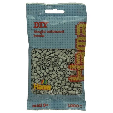 HAMA Perlen Midi - Kieselgrau 1000 Perlen