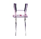 Pferdegeschirr -Funny Horses Hearts-  rosa/dunkelblau