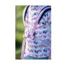 Pferdegeschirr -Funny Horses Hearts-  rosa/dunkelblau