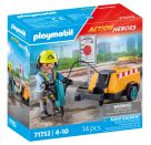 PLAYMOBIL 71752 Bauarbeiter mit Meißel
