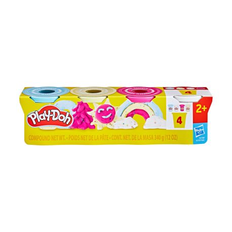 Play-Doh  4Er-Pack Konfettiknete