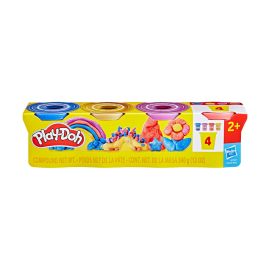 Play-Doh  4Er-Pack Schimmerglanzknete