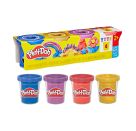 Play-Doh  4Er-Pack Schimmerglanzknete