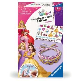 Ravensburger BeCreative 23963 Bastelset Freundschaftsbändchen   Tattoos Disney Prinzessinnen, DIY für Kinder ab 8 Jahr