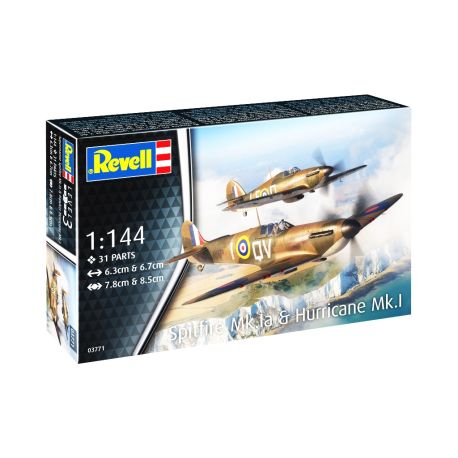 Supermarine Spitfire Mk.Ia   Hawker Hurricane Mk.I, Revell Modellbausatz