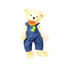 Puppen-Latzhose Dino, 3-teilig, Gr. 28-35 cm