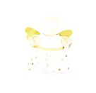 Puppen-Kleid Schutzengel mit Sternen-Haarband, mini, Gr. 20-25 cm