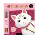 Malblock: Metallic-Malen Katze - 100% s.g.