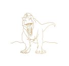 Metallic-Malen Allosaurus - T-Rex World
