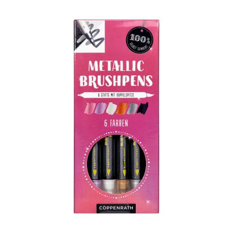 Metallic Brushpens: Beere - 100% selbst gemacht