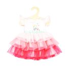 Puppenkleid Prinzessin Emily mit Herztasche und Krone, Gr. 28-35 cm