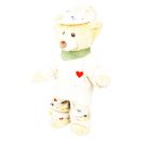 Puppen-Kappe Herz-Konfetti, Gr. 28-35 cm