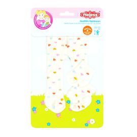 Puppen-Strumpfhose mit Söckchen Herz-Konfetti, Gr. 28-35 cm