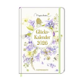 Gr. Wochenkalender: GlücksKalender 2026 (violett) - M.Bastin