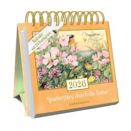 Postkartenkalender: Spaziergang d. die Natur 2026 - M.Bastin