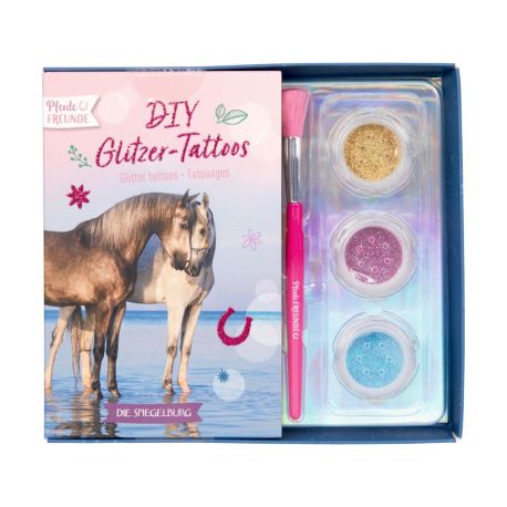 DIY Glitzer-Tattoos - Pferdefreunde