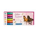 Glitzer-Fineliner - Pferdefreunde