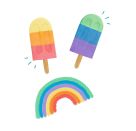 Straßenmalkreide Eis am Stiel - Sp. Sommerkinder, sort.i.D.