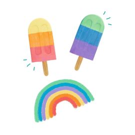 Straßenmalkreide Eis am Stiel - Sp. Sommerkinder, sort.i.D.