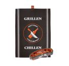Geschirrtuch SERVICEKRAFT Grillen Chillen - Urban Gray
