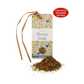 Geschenkanh. m. Gewürz: Blütenmischung Natur pur - Bastin