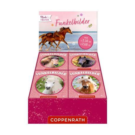 Funkelbilder - Pferdefreunde (4x10 Ex. im Display)