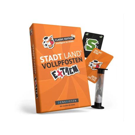 Stadt Land Vollpfosten Classic Edition – Intelligenz ist relativ.  | Extrem