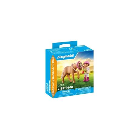 PLAYMOBIL 71887 DuoPack Mädchen mit Pony