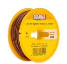 Einzelader 0,25 qmm, 25 m,braun