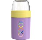 Lunchpot isoliert, flieder - TO GO