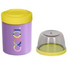 Lunchpot isoliert, flieder - TO GO