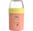 Lunchpot isoliert, papaya - TO GO