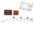 BUSCH H0 A-Set: Feierabend im Büro